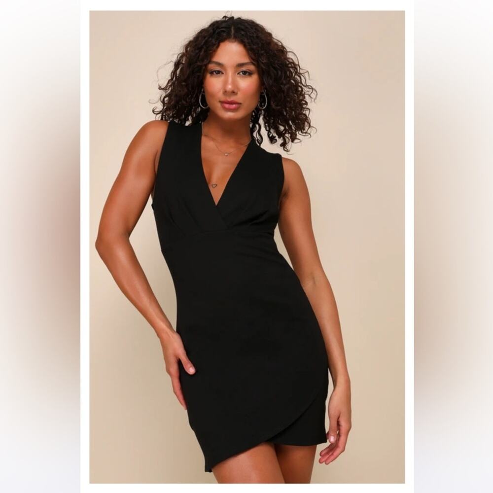 Lulu's Black Mini Dress